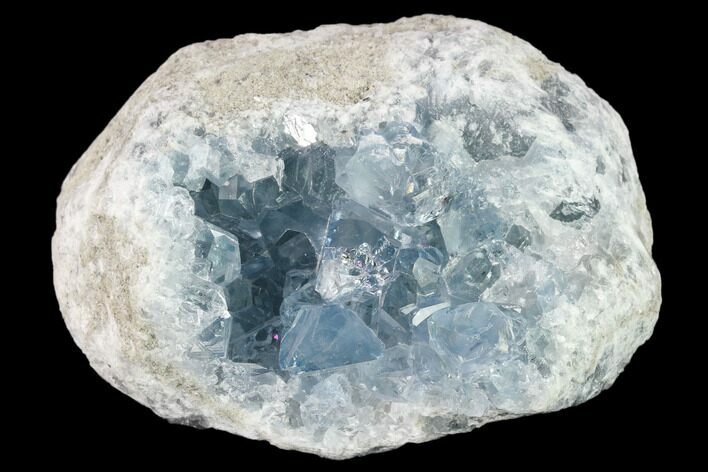 Sky Blue Celestine (Celestite) Crystal Cluster - Madagascar #133773
